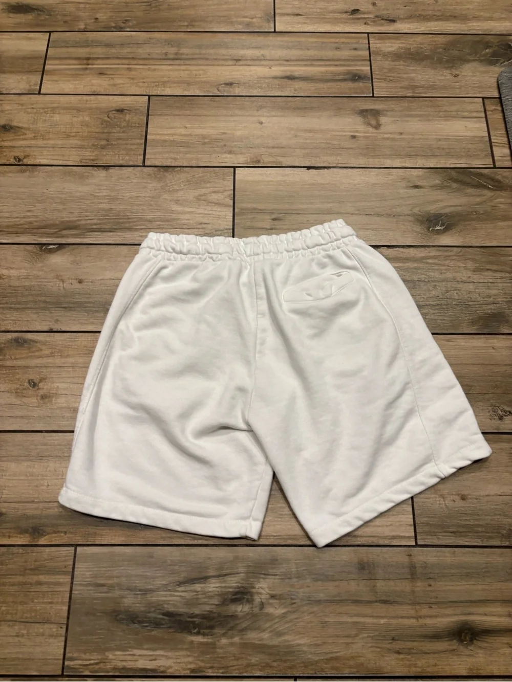 Bershka Mens White Heavyweight Fleece Sweat Shorts Lounge Casual Size M